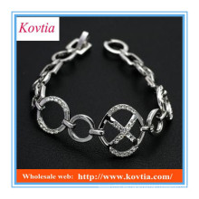 Joyería italina 925 pulsera de plata para el día de San Valentín de regalo